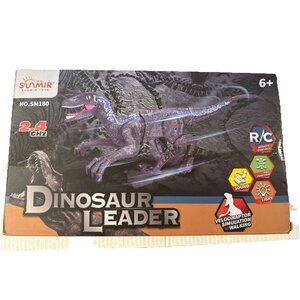Sunmir Toys Dinosaur Leader Velociraptor Remote Control Walking LikeNew Open Box